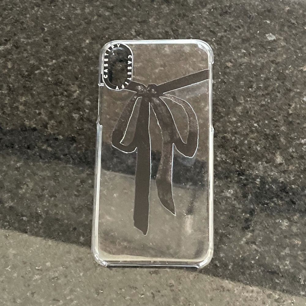 Casetify Transparent Bow Hard Case